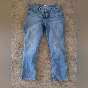 Lee mid rise straight leg size 14